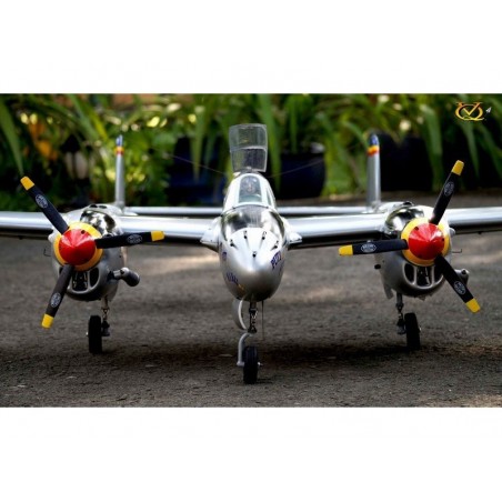 Warbirds RC - Flugzeug VQ Model P-38 twin 2.1m grüne Version - FLASH RC