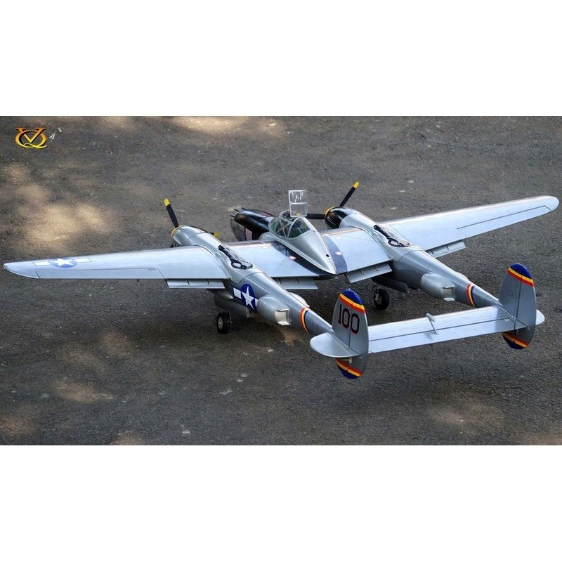 Warbirds RC - VQ Model P-38 twin 2.1m aereo verde - FLASH RC