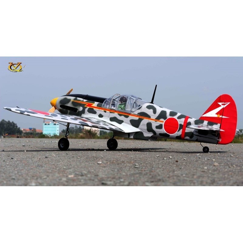 Warbirds RC - Modello VQ Kawasaki HIEN 1.57m - FLASH RC