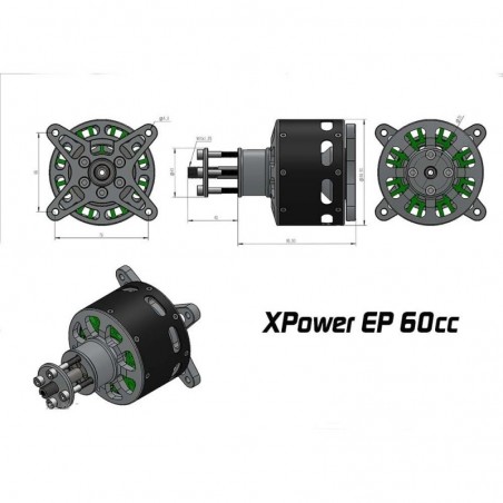 Outrunner - XPower EP 60cc - FLASH RC