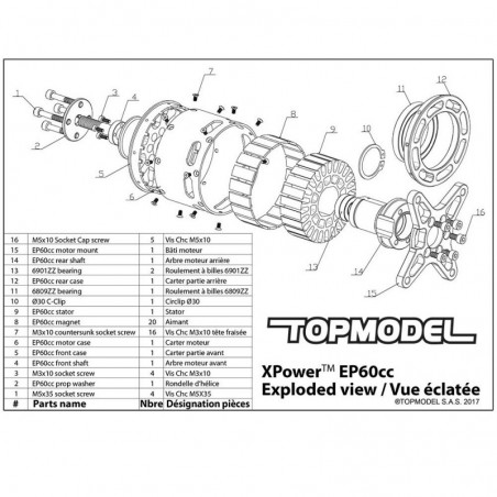 Outrunner - XPower EP 60cc - FLASH RC