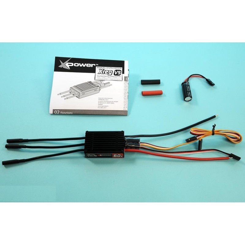 Brushless - Controlador XPower XREG60 V5 - FLASH RC