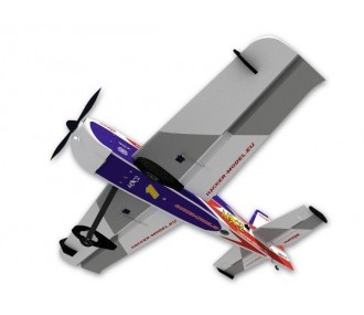 Avión acrobático RC - Hacker modelo MX 2 azul ARF aprox.1.20m - FLASH RC 2