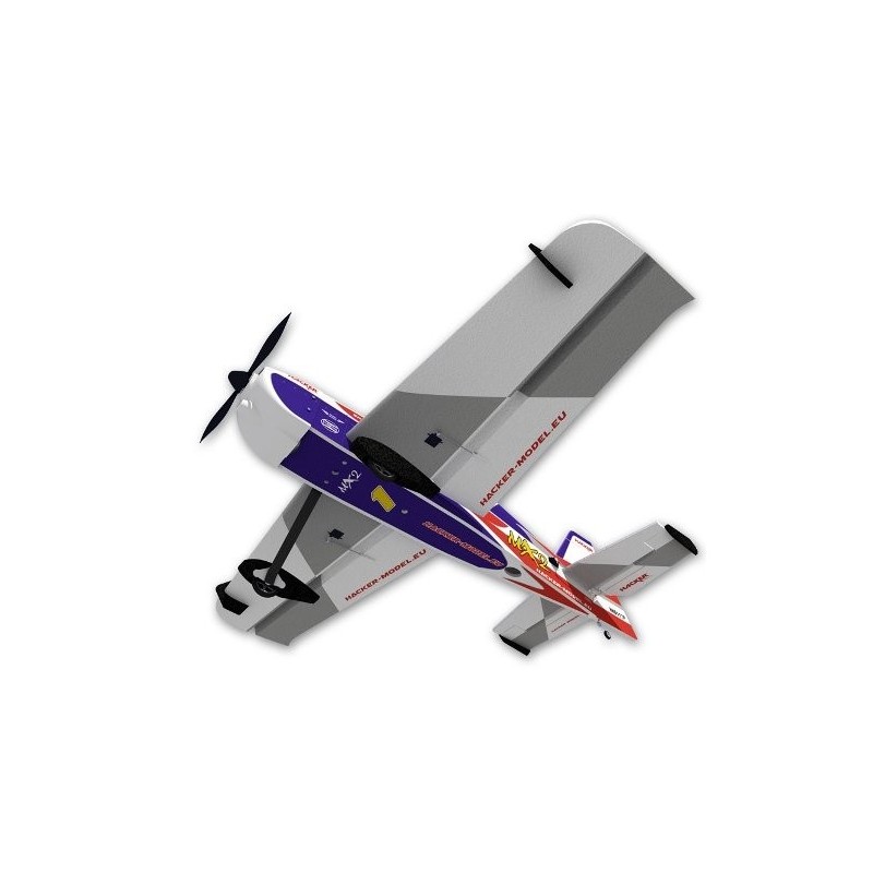 Avion Hacker model MX 2 bleu ARF env.1.20m - FLASH RC