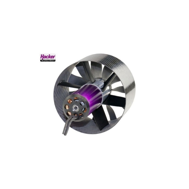 Turbines - Hacker Stream Fan 120mm 700kV (10-12S Lipo - 6.6Kg - 8.8kg thrust) - FLASH RC