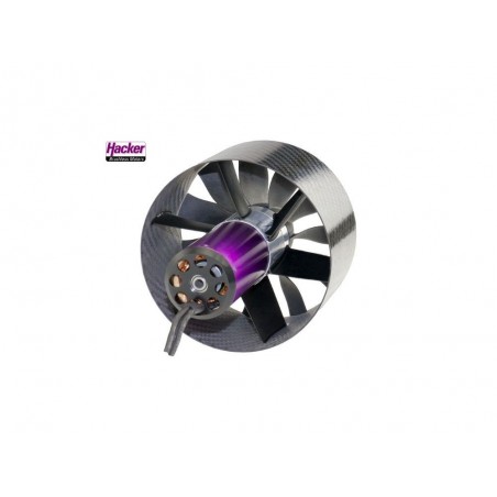 Turbinen - Hacker Stream Fan 120mm 700kV Turbine (10-12S Lipo - 6.6Kg - 8.8kg Schub) - FLASH RC