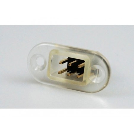 Conectores rápidos Wing - Soporte de enchufe JR con panel lateral atornillable (10 uds.) - FLASH RC
