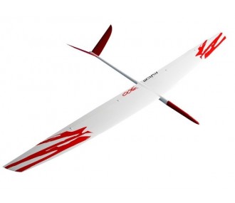 Planeurs RC - Planeur RCRCM 300 Carbone F3F/F3B blanc et rouge 2,90m - FLASH RC