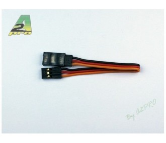 Rallonges servos - Rallonge Servo 10cm JR 0,30mm² A2pro - FLASH RC
