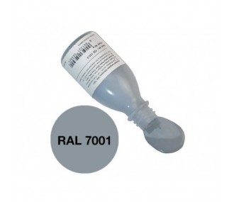 Pâtes epoxy colorantes - Pâte époxy colorante gris (RAL 7001) 50g R&G - FLASH RC