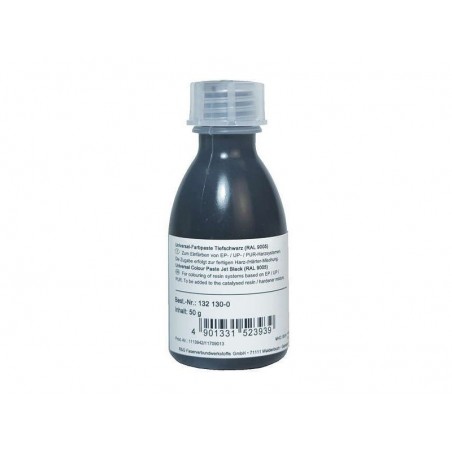 Epoxy coloring pastes - Epoxy coloring paste black (RAL 9005) 50g R&G - FLASH RC