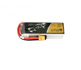 Batterien für den Antrieb von RC-Flugzeugen - Batterie Tattu lipo 4S 14.8V 6750mAh 25/50C Stecker xt90 - FLASH RC