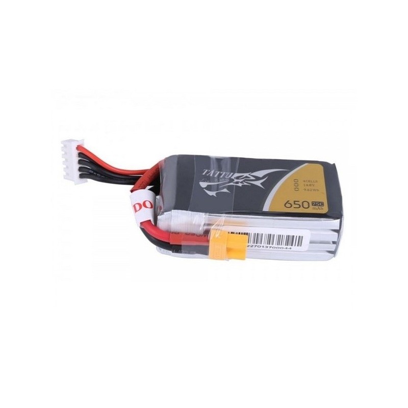 Batterie di propulsione per aerei RC - Batteria Tattu Lipo 2S 7.4V 650mAh 75C XT30 Tattu - FLASH RC