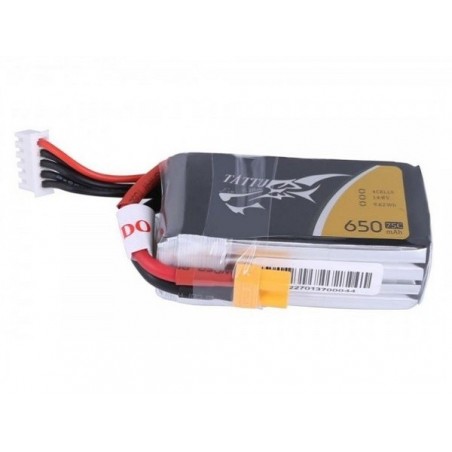 Batterie di propulsione per aerei RC - Batteria Tattu Lipo 2S 7.4V 650mAh 75C XT30 Tattu - FLASH RC