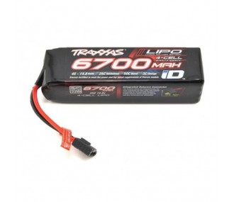 Batteries voitures et bateaux RC - Traxxas Batterie Lipo 14.8V 4S 6700mAh 25C ID 2890X - FLASH RC