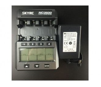 Cargadores - Cargador de batería AA/AAA NC2600 12V/220V SKYRC - FLASH RC 2