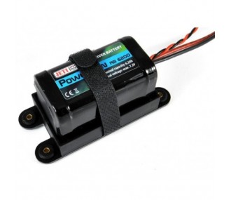 Empfängerbatterien - Rx LiIon 2S 7.2V 6200mAh Jeti Batterie - FLASH RC