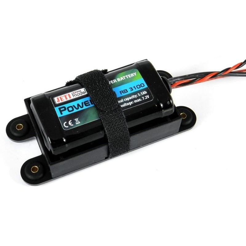 Baterías receptor - Batería Rx LiIon 2S 7.2V 3100mAh Jeti - FLASH RC