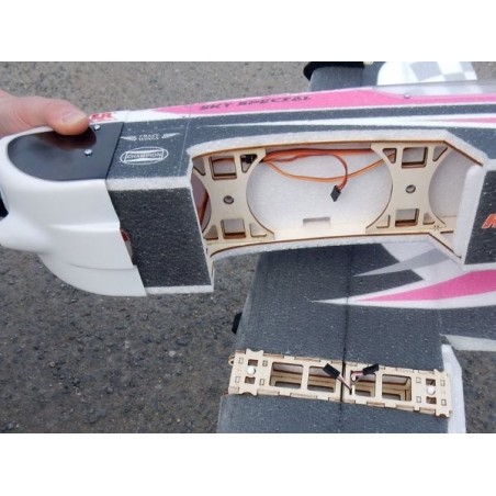 Aeromobile acrobatico RC - Hacker modello MX 2 blu ARF circa 1,20m - FLASH RC