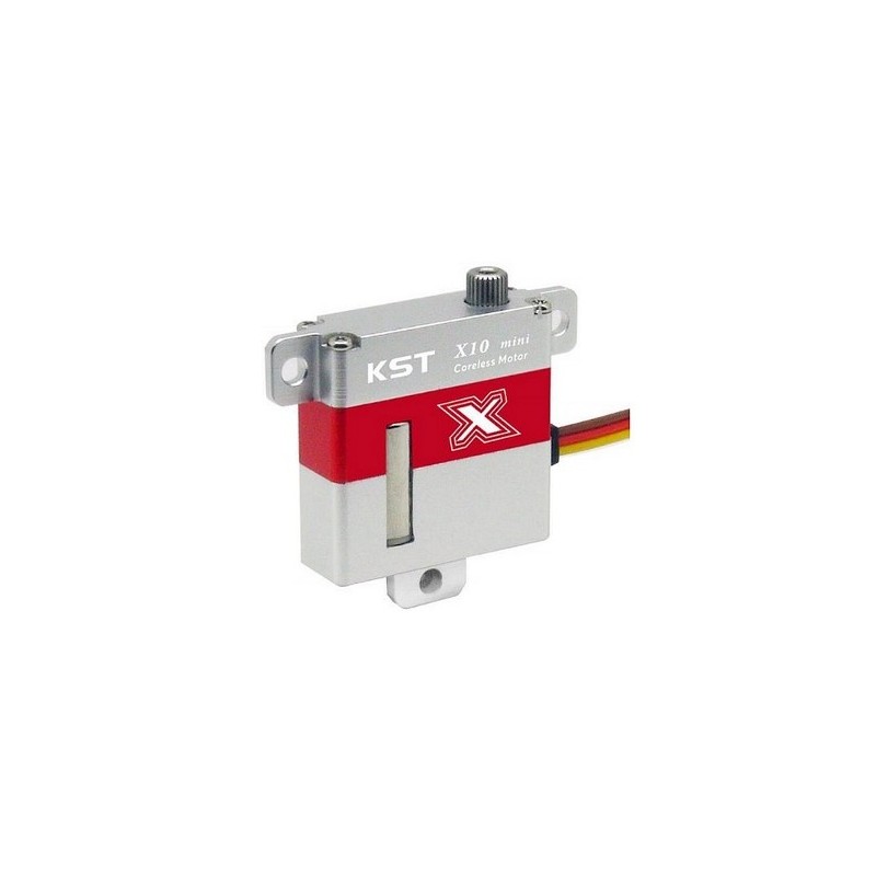 Servo aile KST X10 Mini HV 10mm (23g 7.5kg.cm, 0.09s/60°) - FLASH RC