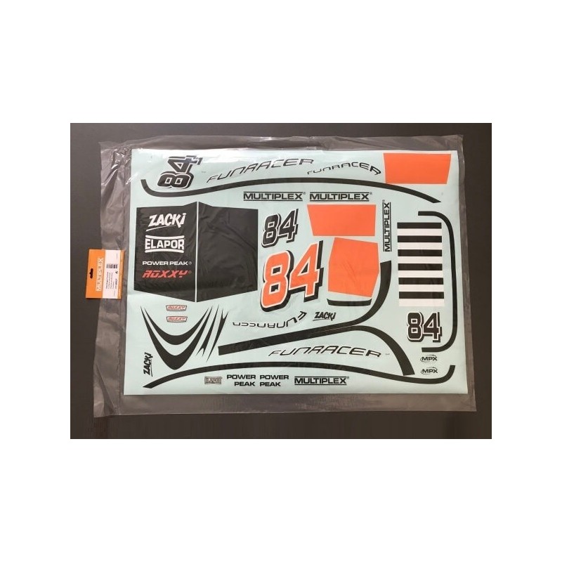Placas de decoración - Placa de decoración Funracer Multiplex - FLASH RC