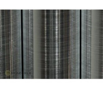 Heat-shrinkable covering - ORASTICK Scale alu brushed 2m - FLASH RC