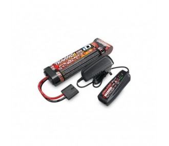 Ladegeräte - Traxxas Ladegerät NiMh 2Ah 220V + Batterie NiMh 8,4V 3000mAh 2983X - FLASH RC