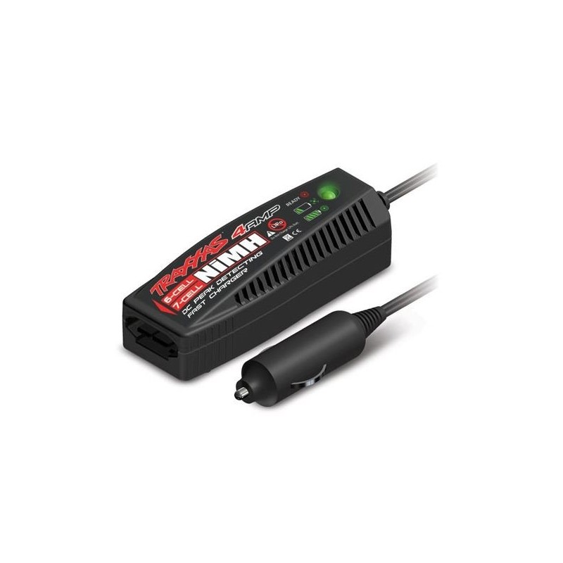 Chargeurs - Traxxas Chargeur 12V NiMh 4A 7,2-8,4V prise ID 2975 - FLASH RC