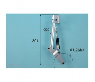Kit carrello d'atterraggio - Bidule 55 V3 ECOTOP - FLASH RC 2