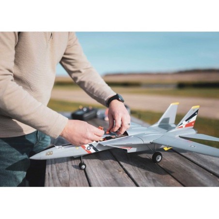 RC Jet - E-flite F-14 Tomcat Twin 40mm EDF BNF Basic AS3X / Safe Select Jet circa 0,76m - RC FLASH