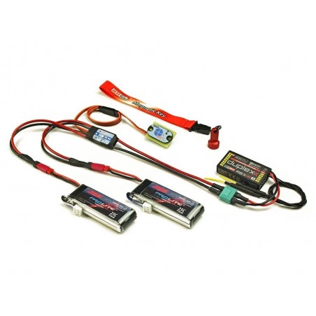 Doppelte Stromversorgung - Doppelte Stromversorgung DSM 10A 3,5V-16V Jeti - FLASH RC