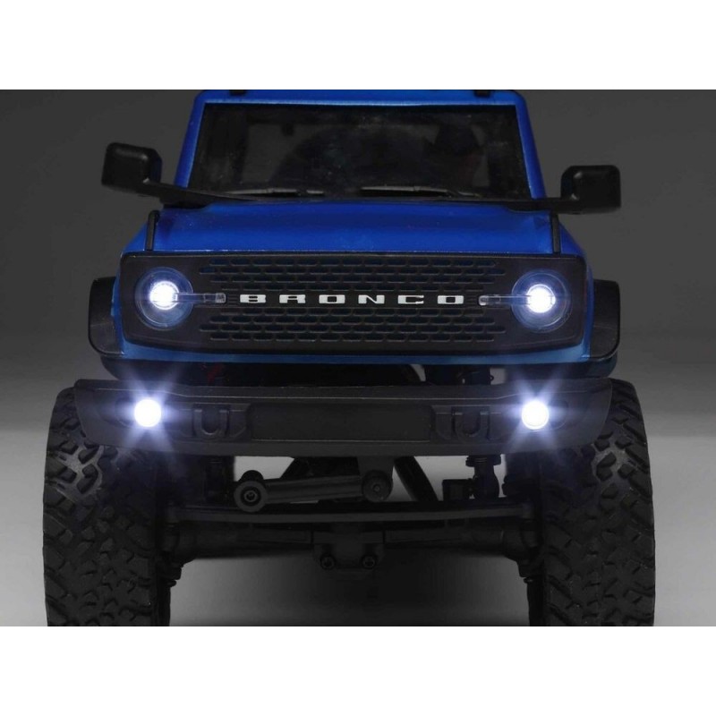 RC Crawlers - AXIAL SCX24 2021 Ford Bronco 4WD Truck RTR 1/24 Blue - FLASH RC