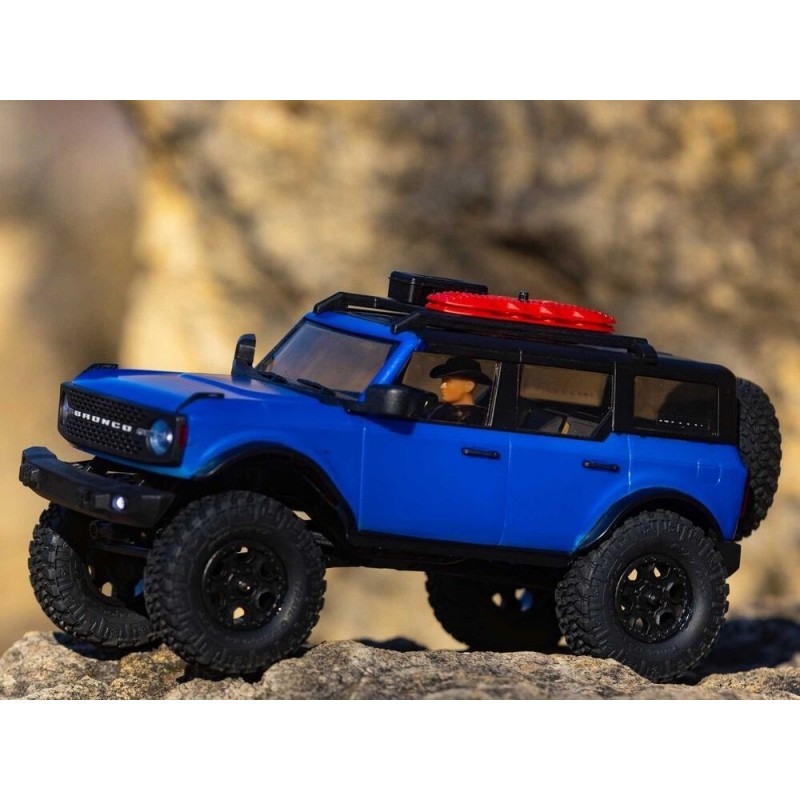 Crawlers RC - AXIAL SCX24 2021 Ford Bronco 4WD Truck RTR 1/24 Blau - FLASH RC