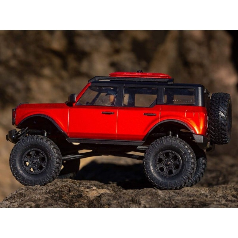 RC Crawlers - AXIAL SCX24 2021 Ford Bronco 4WD Truck RTR 1/24 Red - FLASH RC