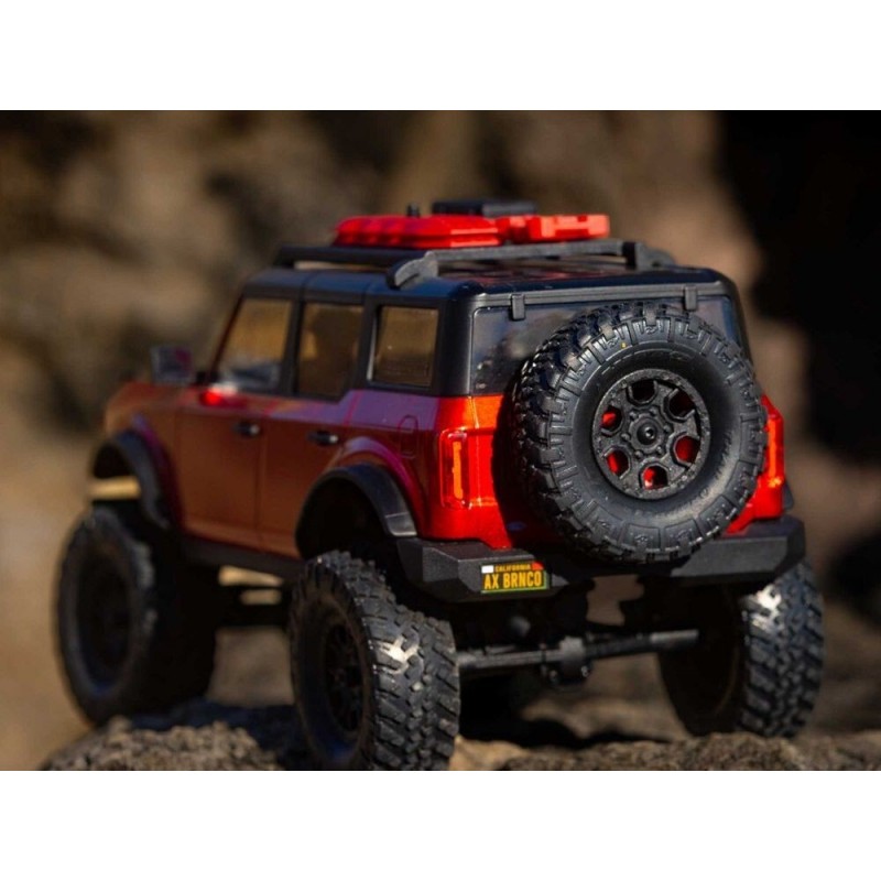 RC Crawlers - AXIAL SCX24 2021 Ford Bronco 4WD Truck RTR 1/24 Rojo - FLASH RC