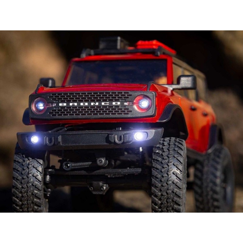 AXIAL SCX24  2021 Ford Bronco 4WD Truck RTR 1/24 Rouge - FLASH RC
