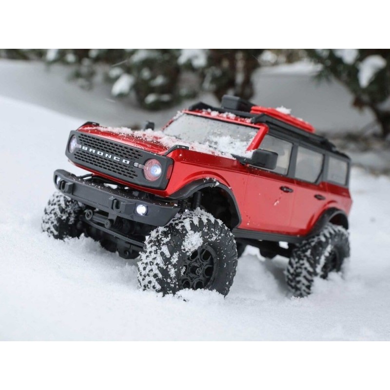 RC Crawlers - AXIAL SCX24 2021 Ford Bronco 4WD Truck RTR 1/24 Red - FLASH RC