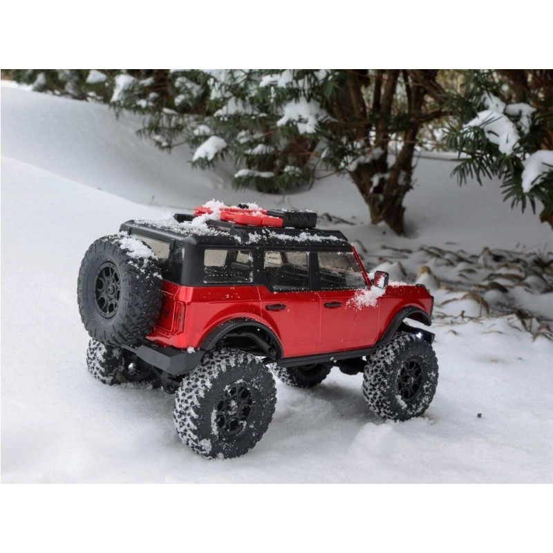 RC Crawlers - AXIAL SCX24 2021 Ford Bronco 4WD Truck RTR 1/24 rosso - FLASH RC