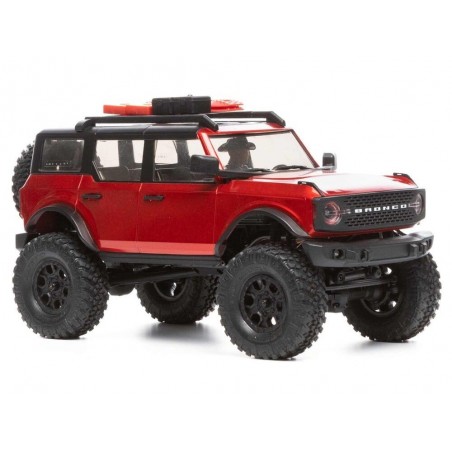 Crawlers RC - AXIAL SCX24 2021 Ford Bronco 4WD Truck RTR 1/24 Rot - FLASH RC