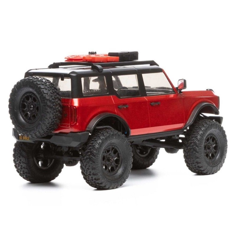 Crawlers RC - AXIAL SCX24 2021 Ford Bronco 4WD Truck RTR 1/24 Rot - FLASH RC