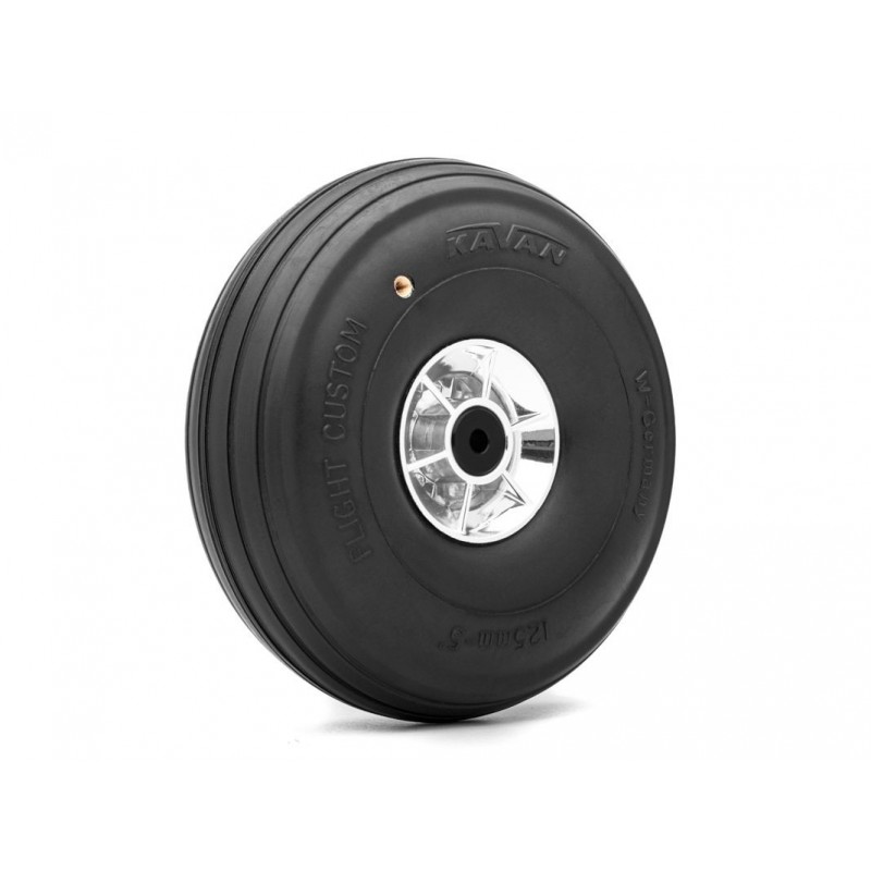 Räder - Super Light Scale AirWheel, Treaded 125mm, 2 Stück - FLASH RC