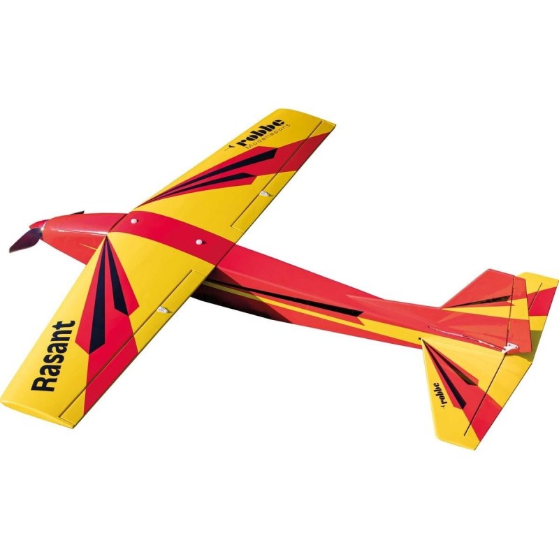 RC Kunstflugzeuge - Holzbausatz Flugzeug Robbe Rasant 0,90m - 50 Jahre - Elektro version - FLASH RC