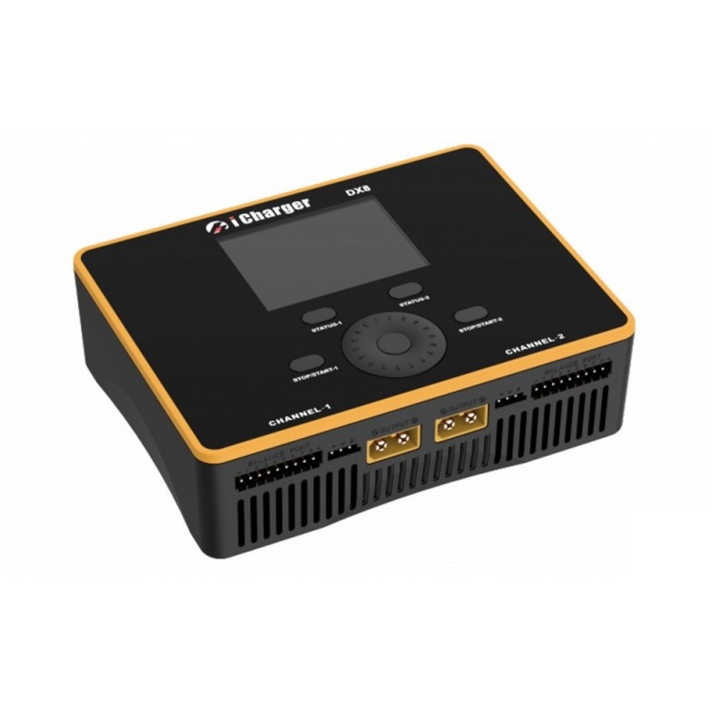 Ladegeräte - Ladegerät DX8 DUO -1600W - 9-49V Icharger - FLASH RC