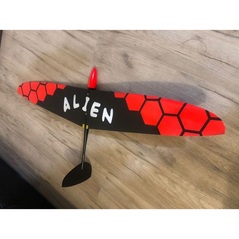 Ailes volantes RC - Alien Red Honeycomb - 1.2m - FLASH RC