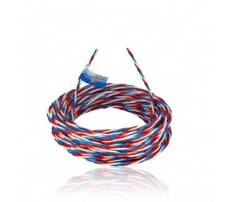 Servocables - Cable de silicona 3 hilos 0,5mm² trenzado 10m PowerBox Maxi Premium - FLASH RC