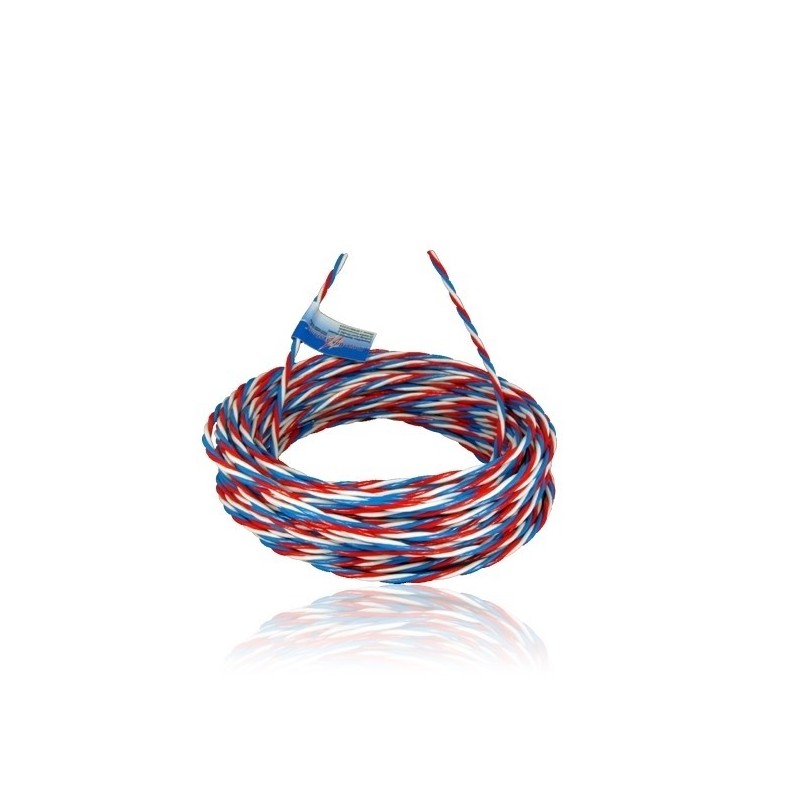 Cables servos - Cable souple silicone 3 brins 0,35mm² torsadé 10m PowerBox Premium - FLASH RC