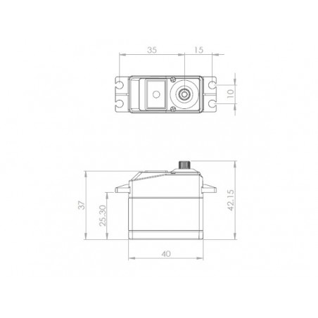 Digitales Metallservo DS9910 Mks