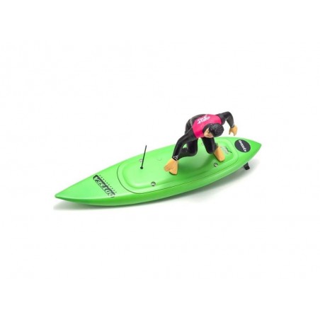 RC-Motorboote - KYOSHO RC SURFER 4 RC READYSET (KT231P+) T3 GRÜN - FLASH RC