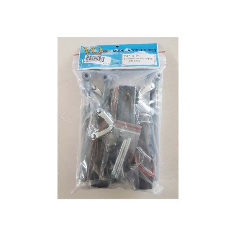 Kits de tren de aterrizaje - Triciclo eléctrico para P-38 Ligthning (Tamaño 46) -- VQ-ARE18S - FLASH RC