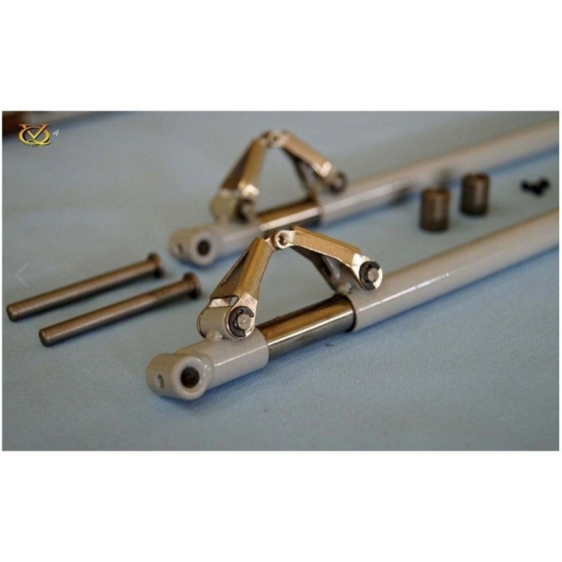 Kits de tren de aterrizaje - Triciclo eléctrico para P-38 Ligthning (Tamaño 46) -- VQ-ARE18S - FLASH RC
